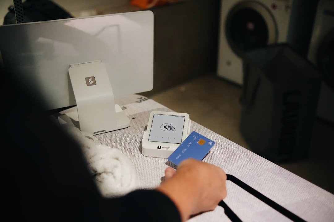 Payment is being made with a card.