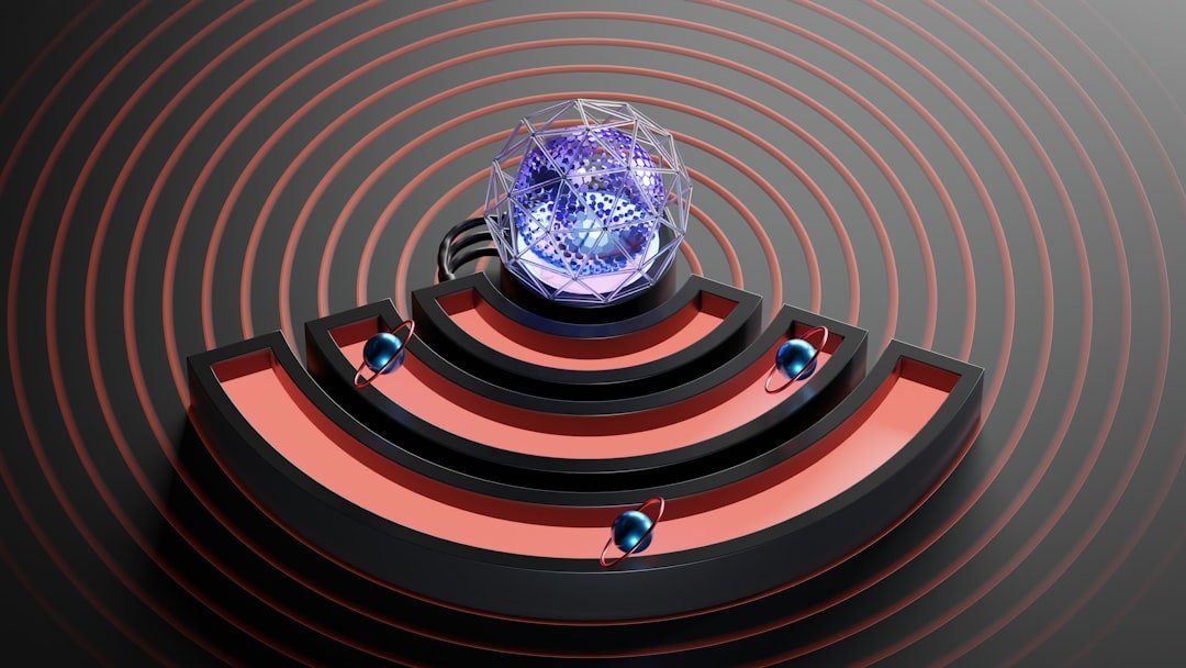 a colorful circle with a circle in the center