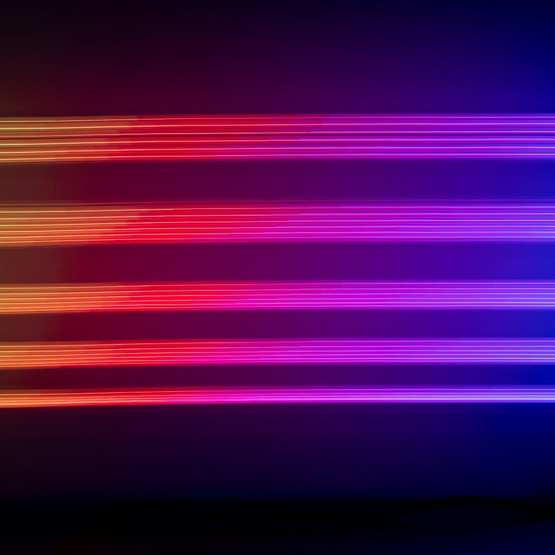 a blurry image of lines in the dark