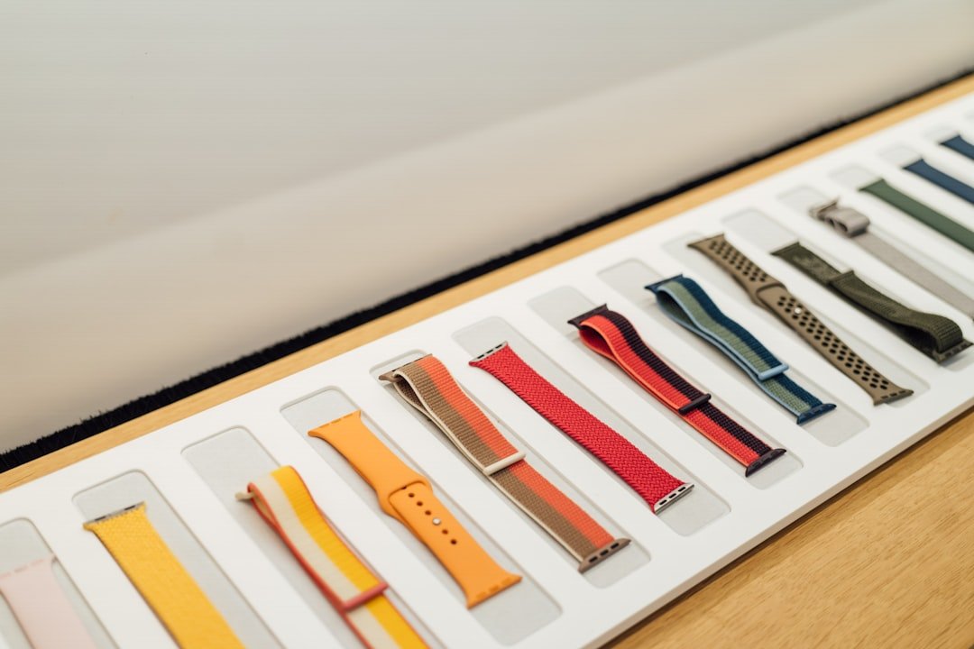 a display of different types of watch bands