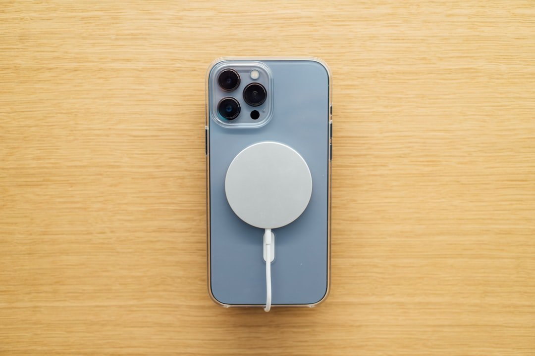 a cell phone with a charger attached to it